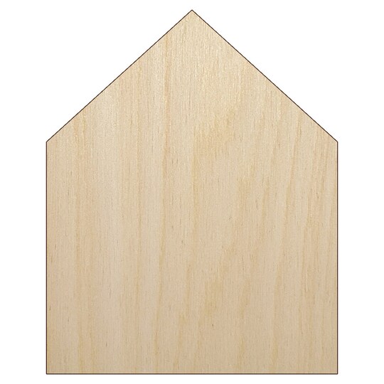Sniggle Sloth; Simple House Solid Unfinished Wood Shape Piece Cutout for DIY Craft Projects; Category:Words & Shapes; Image:1